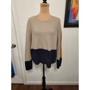 Pinque Large Women's color block top Sweater